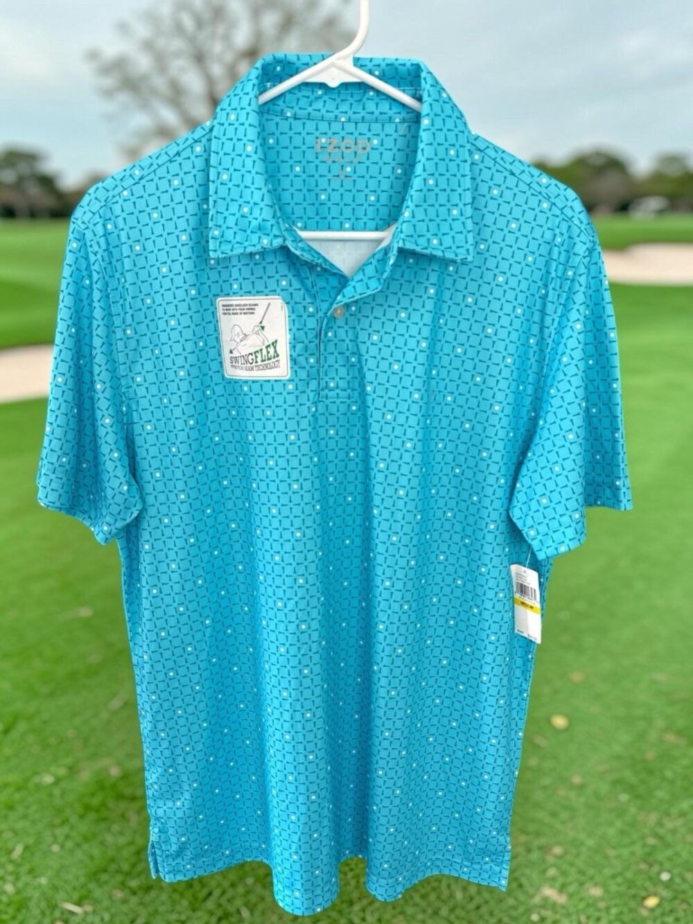 IZOD Mens Swing Flex Golf Shirt-Size Medium-NWT
